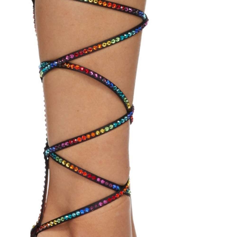 Amina Muaddi AWGE x Amina Muaddi 'LSD Gladi' Sandals